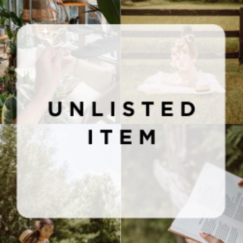 🌿 Unlisted Item - Live Show Listing #6